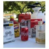 Sprayer, out door cleaning supplies, bird seed