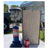 Propane fuel lantern and holder