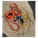 Power cords and garage light