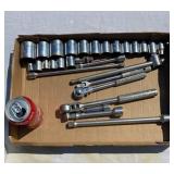 Thorsen 1/2" and 3/8" socket set