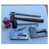 Hammers and staple guns