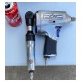 1/2" impact wrench and 3/8" air ratchet