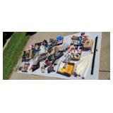 Large lot of hardware automotive items tape tarp
