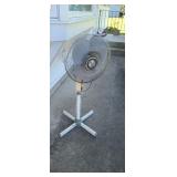 Fan on stand.