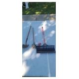 Metal snow shovel one edger digging shovel