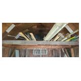 Contents of the shed parts container hanging on