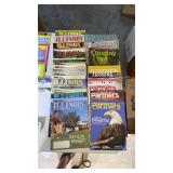 Crossword books, magazines, coloring books, hand