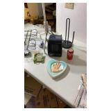 Bathroom lot- shower caddy, soap holders for