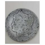 1900 Morgan silver dollar