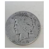 1922  Peace dollar