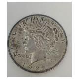 1922 peace dollar