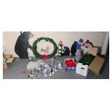 Christmas item is large wreath candel holders  7