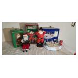 Animated Santa with Violin  Holly Jolly Rock