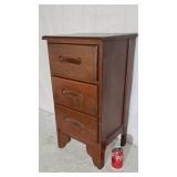 3 drawer night stand.