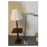 Floor lamp & sewing lamp.