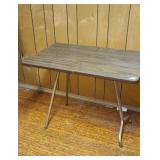 Folding sewing table