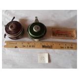 OLD FISHING REELS, SOUTH BEND AND