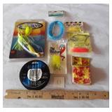 FISHING LURE, FISHING LINE, & LOTS MORE