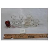 CREAMERS, SHOT GLASSES