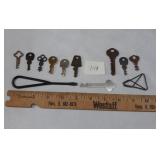 OLD LOCK, SODA MACHINE KEYS, AND MORE