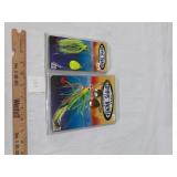 2 SPINNERS, 1 OZ THUMP & SHAD, 1/4 OZ