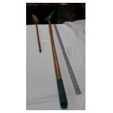 SMALL DITCH RAKE & SMALL BROOM