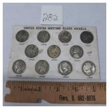 UNITED STATES WARTIME SILVER NICKELS