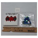 BATMAN SPINNER, CARNIVAL GLASS COLOR