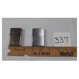 2 ZIPPOS, 2013 NOT USED, 2006 NOT USED