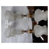 PAIR OF VANITY LAMPS