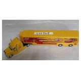SMALL PENNZOIL YELLOW SEMI & TRAILER