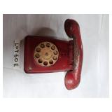ANTIQUE RED TOY TELEPHONE