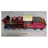 PINK TIN TRAIN VINTAGE