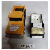 1958 FORD & BLACK TONKA TRUCK W/GOLD