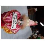 CLOWN DOLL W/PORCELAIN FACE