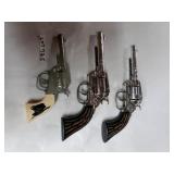 3 TOY PISTOLS