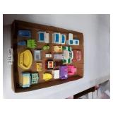 FLAT OF DOLL FURNITURE