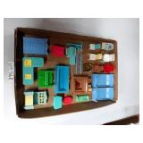 FLAT OF DOLL FURNITURE