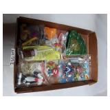 FLAT OF NEW TOYS IN BAGS