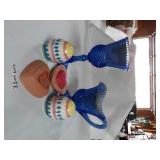 AVON HEART SOAP, TALL AVON CANDLES, 2 EGGS