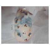 LARGE BLUE, PINK, & WHITE PIGGY BANK