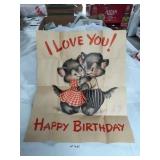 LARGE I LOVE YOU PAPER