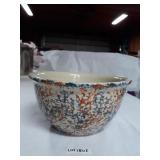 LARGE SPONGEWARE STYLE BOWL