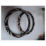2 STEERING WHEEL COVERS