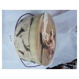 ROUND DECOR BOX W/W/HANDLES