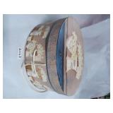 ROUND DECOR BOX W/HANDLES