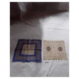 CROCHETED FANCY WORK, HANDKERCHIEF