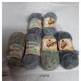 6 SMALL ROLLS YARN