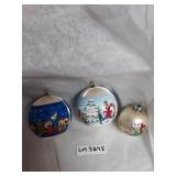 3 CHRISTMAS DECORATIONS