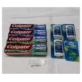 4 NEW TUBES TOOTHPASTE & 4 NEW FLOSS
